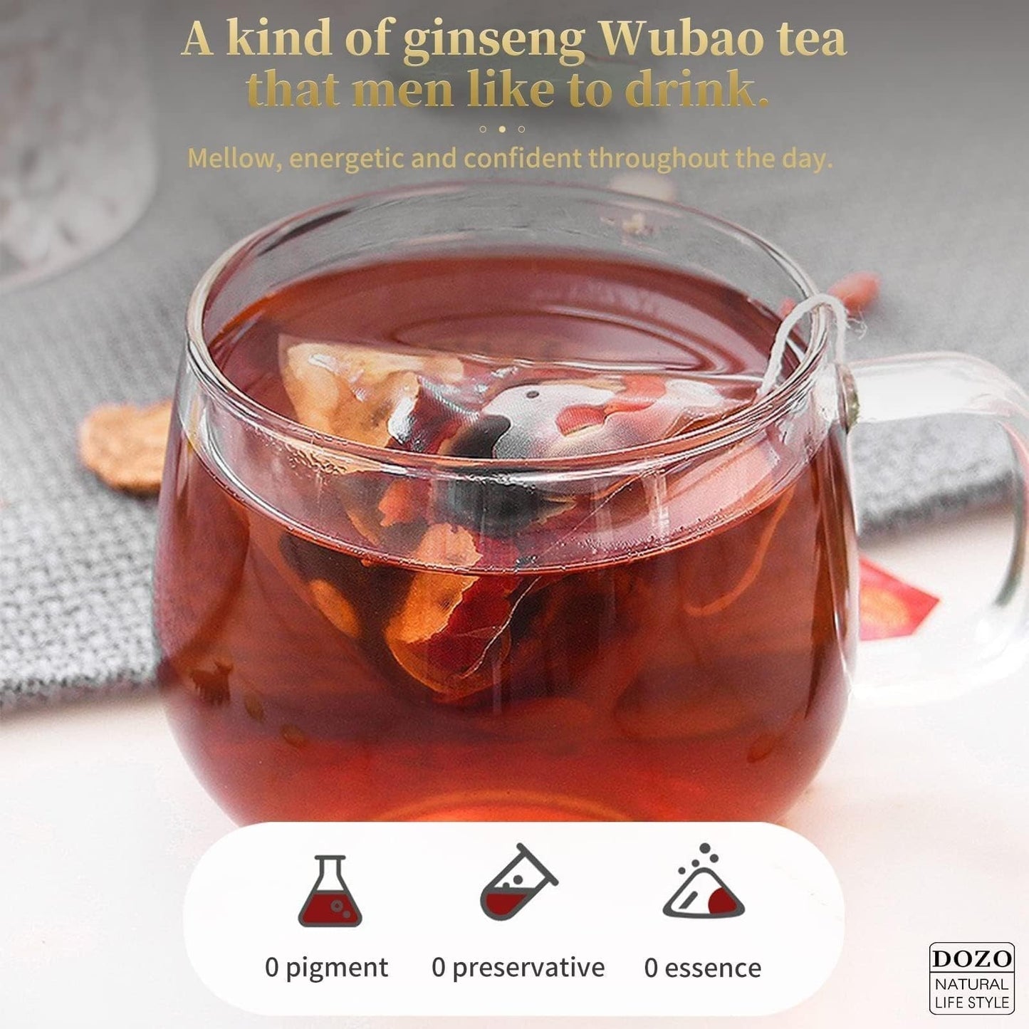 Peachlife® Ginseng & Mulberry Herbal Tea