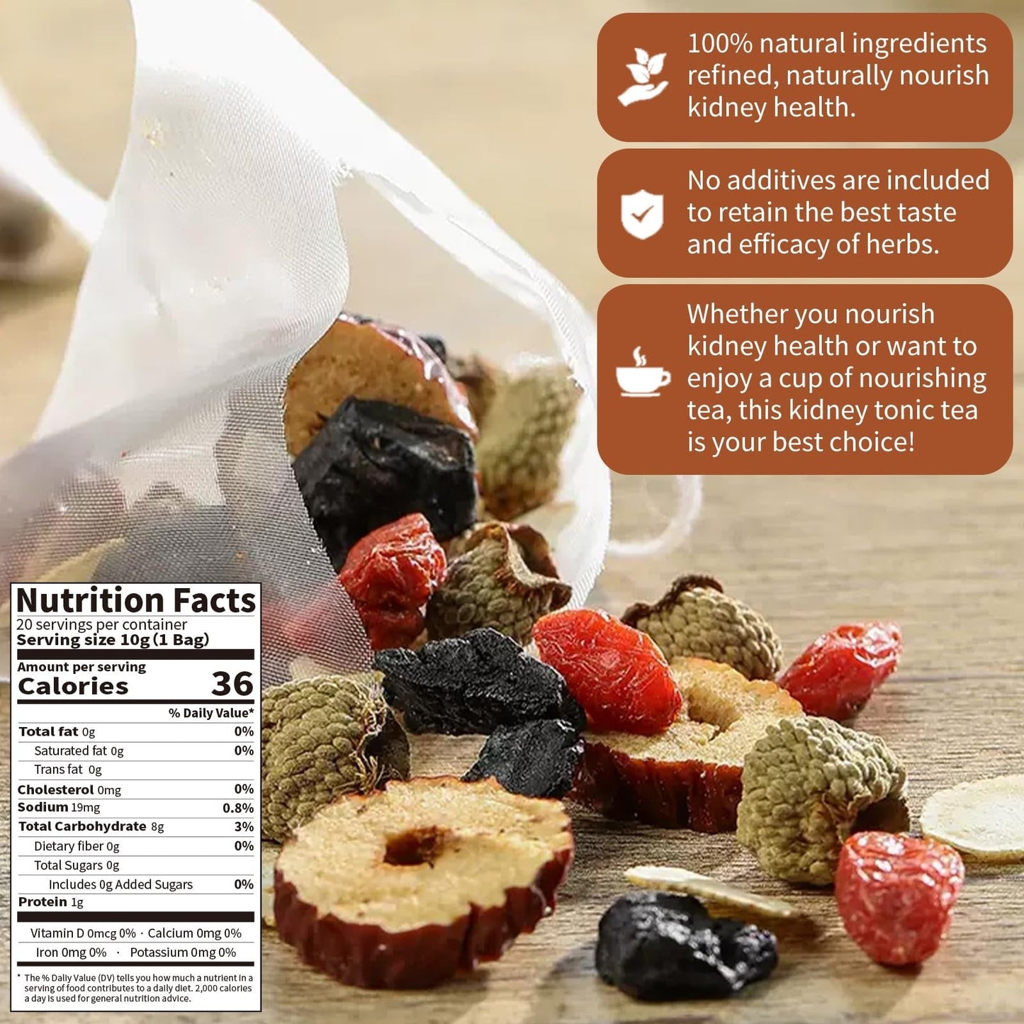 Peachlife® Ginseng & Mulberry Herbal Tea