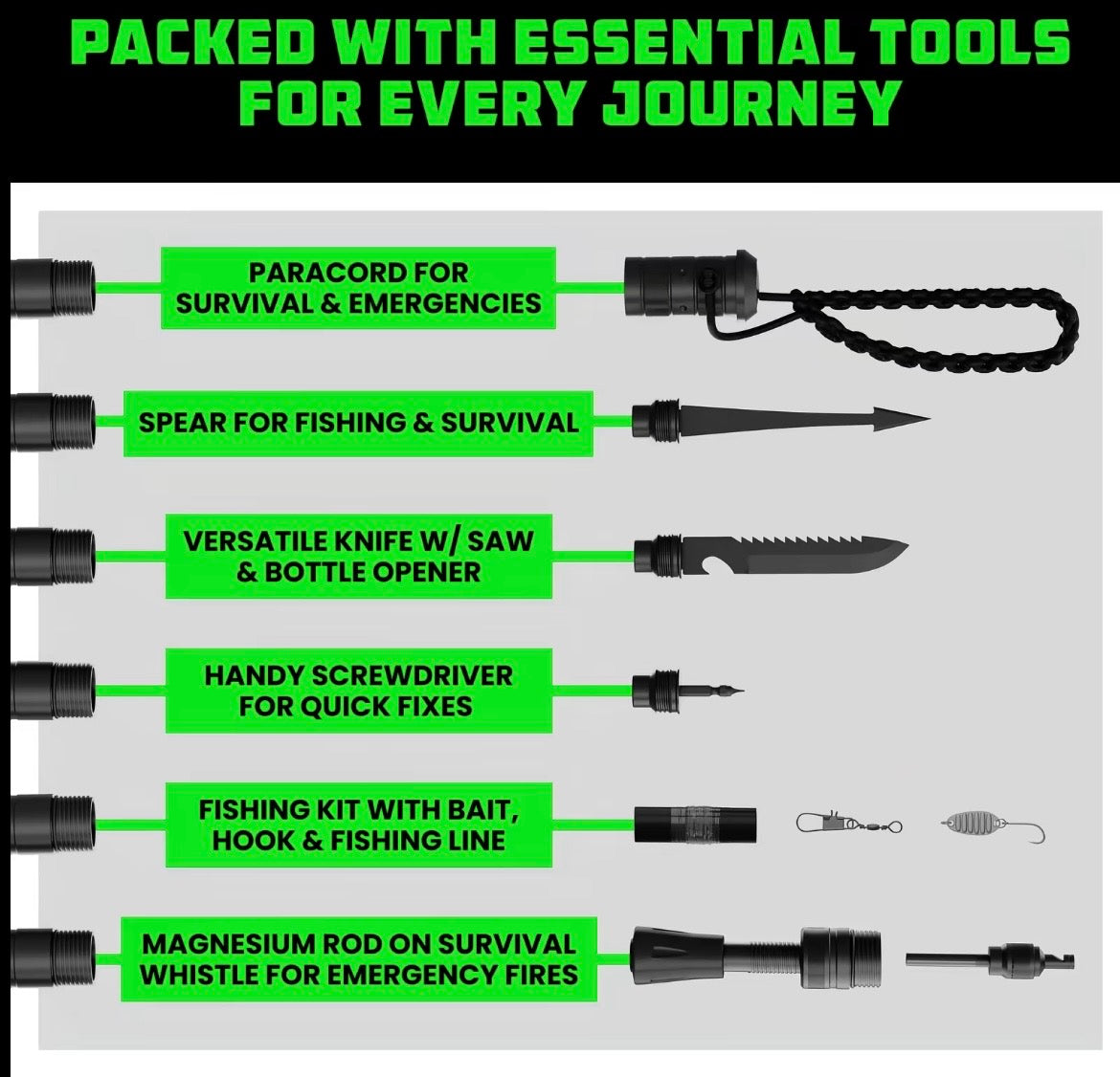 Factory Limited-Time Offer💥MULTI-FUNCTIONAL TACTICAL SURVIVAL STICK