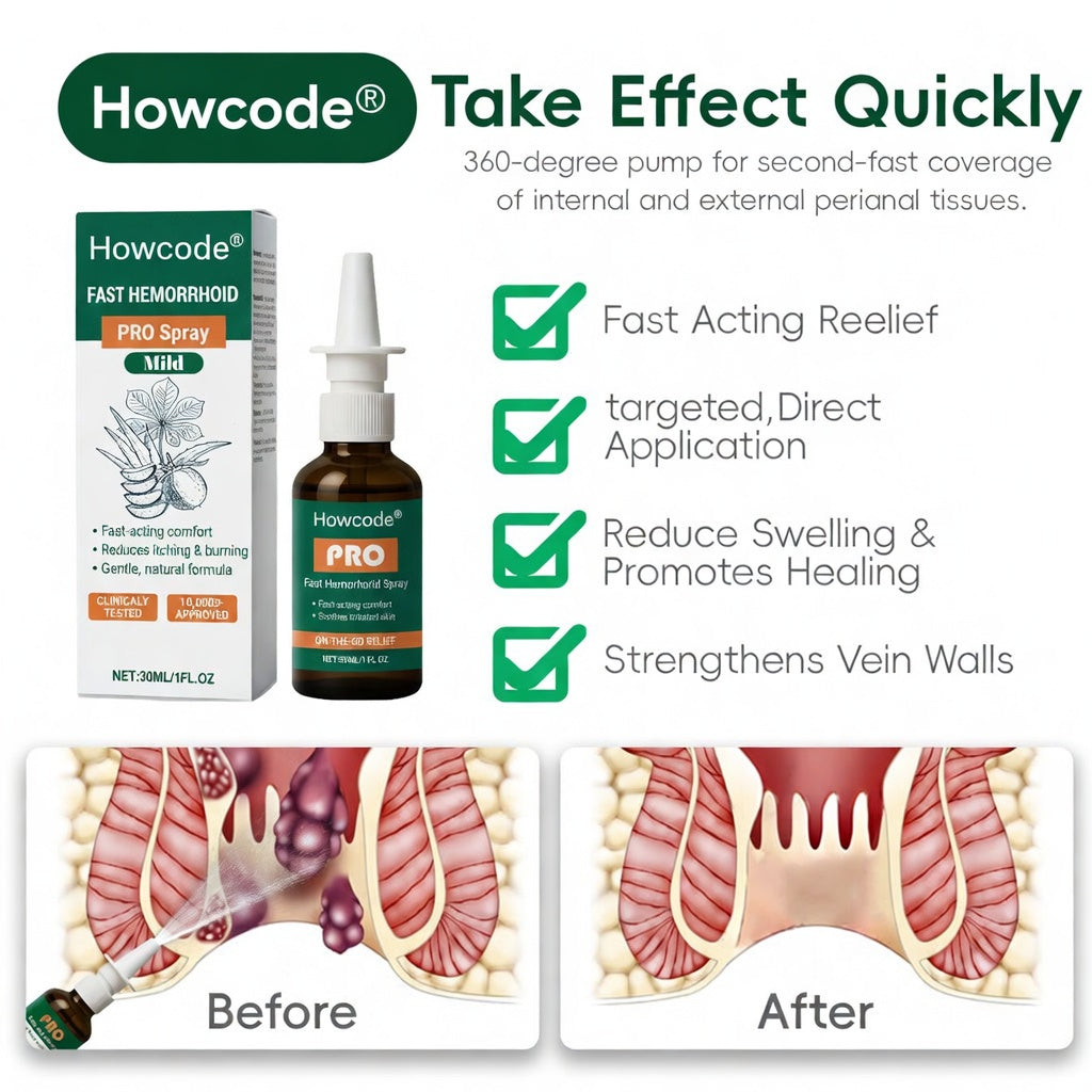 Howcode® Fast Hemorrhoid PRO Spray